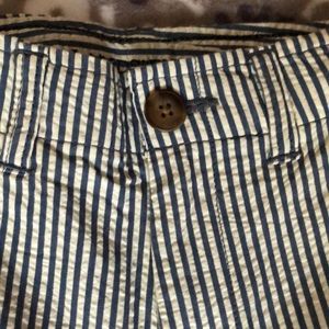 Lands End Boys Seersucker size 10S pants NWOT